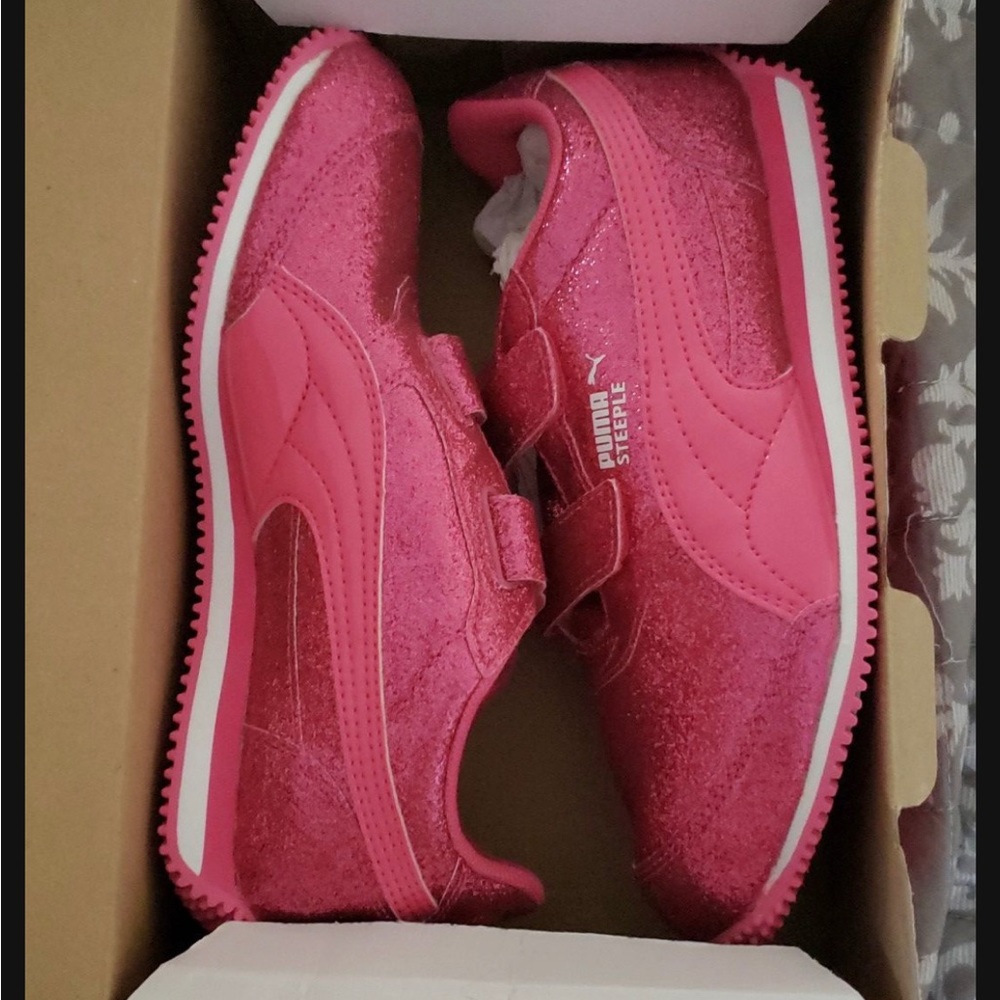 Puma shoes- two pairs (size 13 and 1)